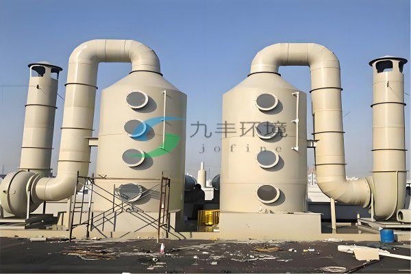 半导体行业利用喷淋塔主要处理什么呢？