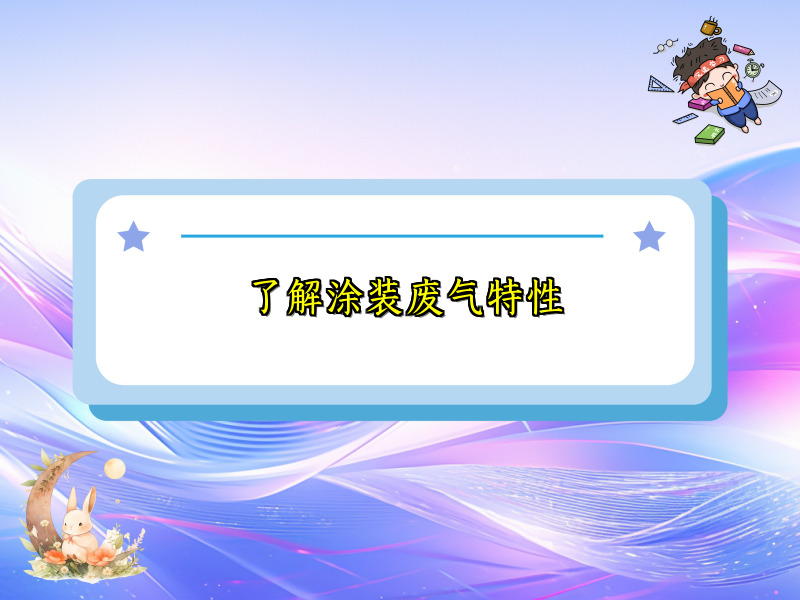 了解涂装废气特性