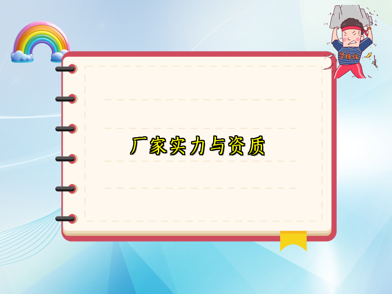 厂家实力与资质