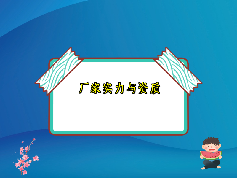 厂家实力与资质
