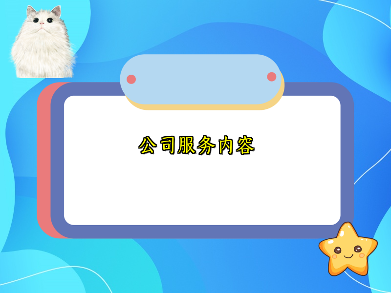 公司服务内容