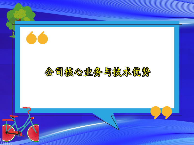 公司核心业务与技术优势