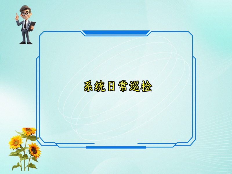 系统日常巡检