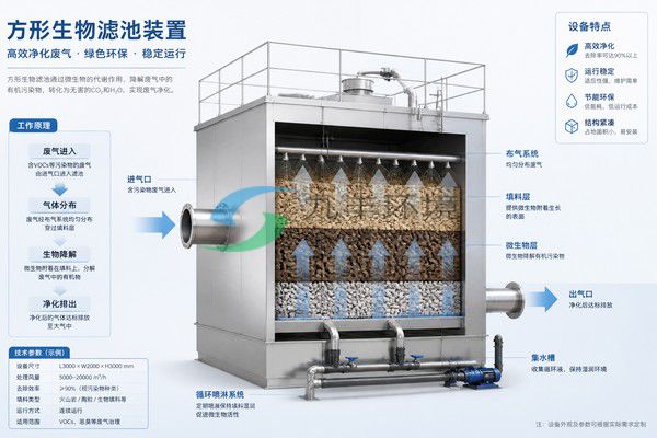 生物除臭技术在污水泵站恶臭气体治理中的应用与工艺设计