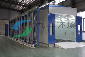 移动伸缩式喷漆房在涂装行业中的应用与废气处理工艺设计